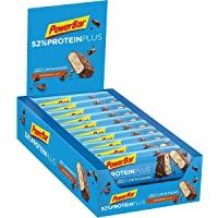 PowerBar Protein Plus 52% Chocolate Nut 20x50g - Barras de Proteína con Bajo Contenido de Azúcar